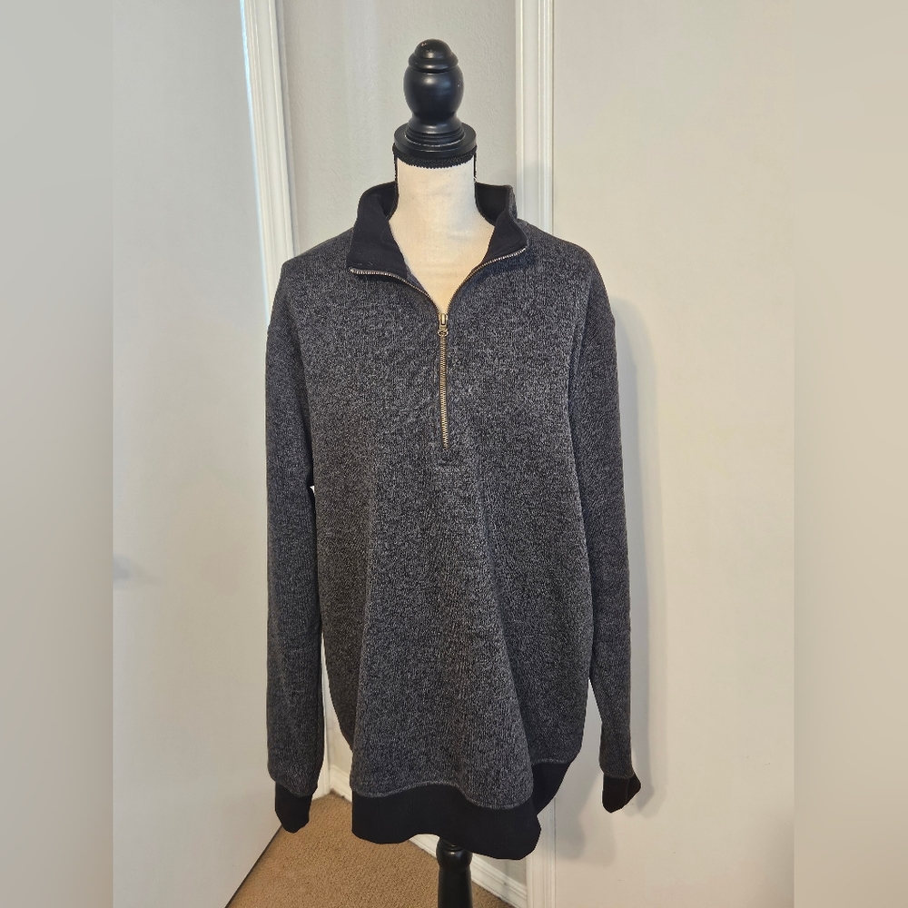 Mens Dip Half Zip Pullover